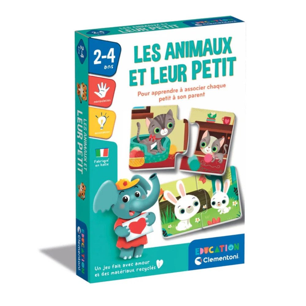 Les Animaux et Leur Petit Clementoni 52786