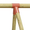 Portique en bois AMILY - ALEO BY TRIGANO - 3 agrès avec toboggan -