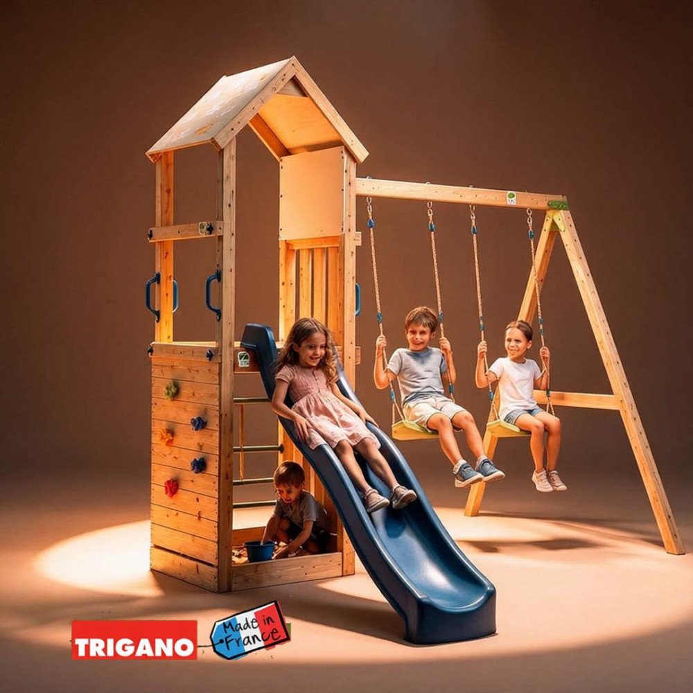 Aire de Jeux en Bois SMART XPERIENCE 2 Aléo | Trigano