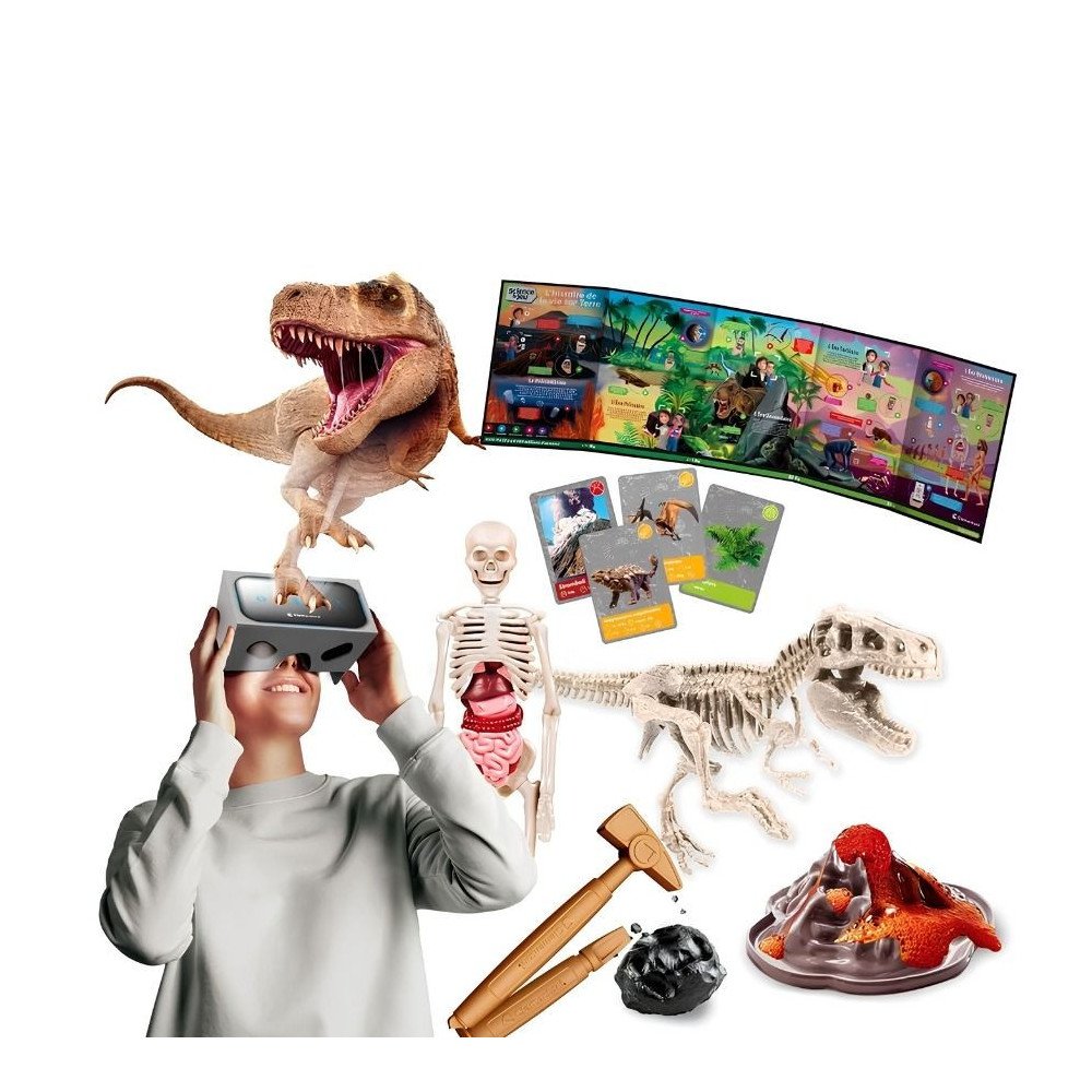 Histoire de la Vie sur Terre Realite Virtuelle Clementoni 52736