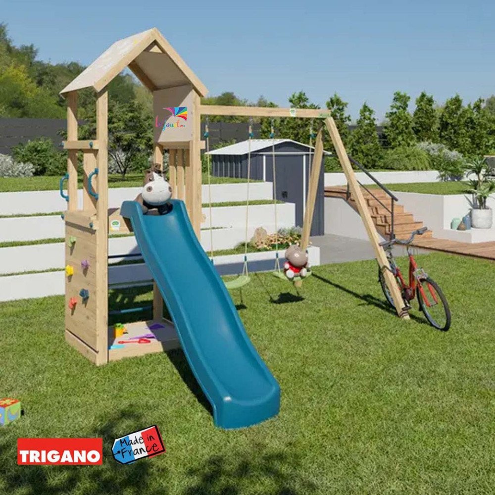 Aire de Jeux en Bois SMART XPERIENCE 2 Aléo | Trigano