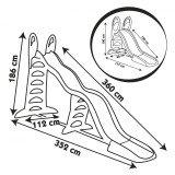 Smoby Super Megagliss 2-en-1 – Toboggan 3,60 m | LEJOUET.MA
