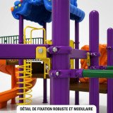 Aire de Jeux Extérieure Pieuvre & Toboggans LeJouet AJ-420230