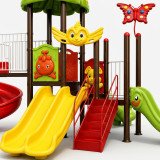 Aire de Jeux Extérieure avec Toboggans LeJouet AJ-520220