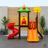 Aire de Jeux Extérieure Pieuvre & Toboggans LeJouet AJ-420230