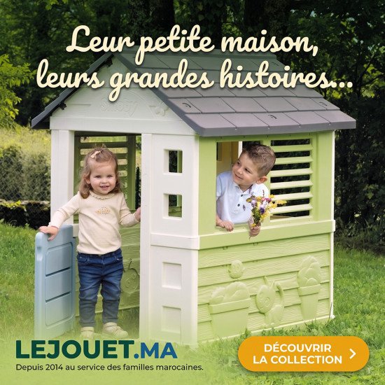 Smoby Jolie Maison – Cabane Enfant dès 2 Ans | LEJOUET.MA