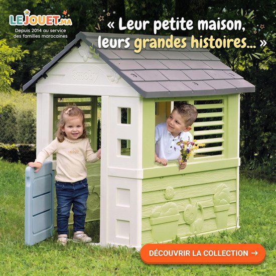 Smoby Jolie Maison – Cabane de Jardin pour Enfant dès 2 Ans | Fabrication Française
