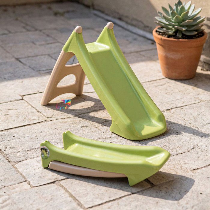 Smoby Life Toboggan XS Vert – Toboggan Enfant dès 2 Ans