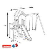Aire de Jeux Bois ULTRA XPERIENCE 2 | Trigano