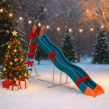 Toboggan Bleu PYROU de 3,32m de glisse Trigano