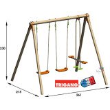 Portique Bois 2,30 m Artix DARIFOU | Trigano