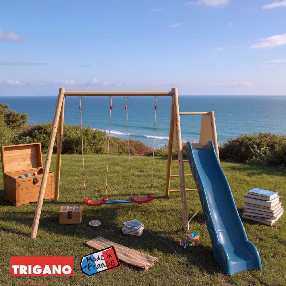 Portique en bois /métal- Techwood Harmonie BILLY – Trigano