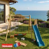 Portique en bois /métal- Techwood Harmonie BILLY – Trigano