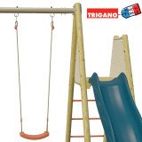 Portique Bois Métal avec Toboggan BILLY | Trigano
