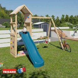 Aire de jeux en bois SMART XPERIENCE 2 Aléo by Trigano