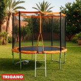 Trampoline Trigano 3.66 m avec filet de sécurité et échelle