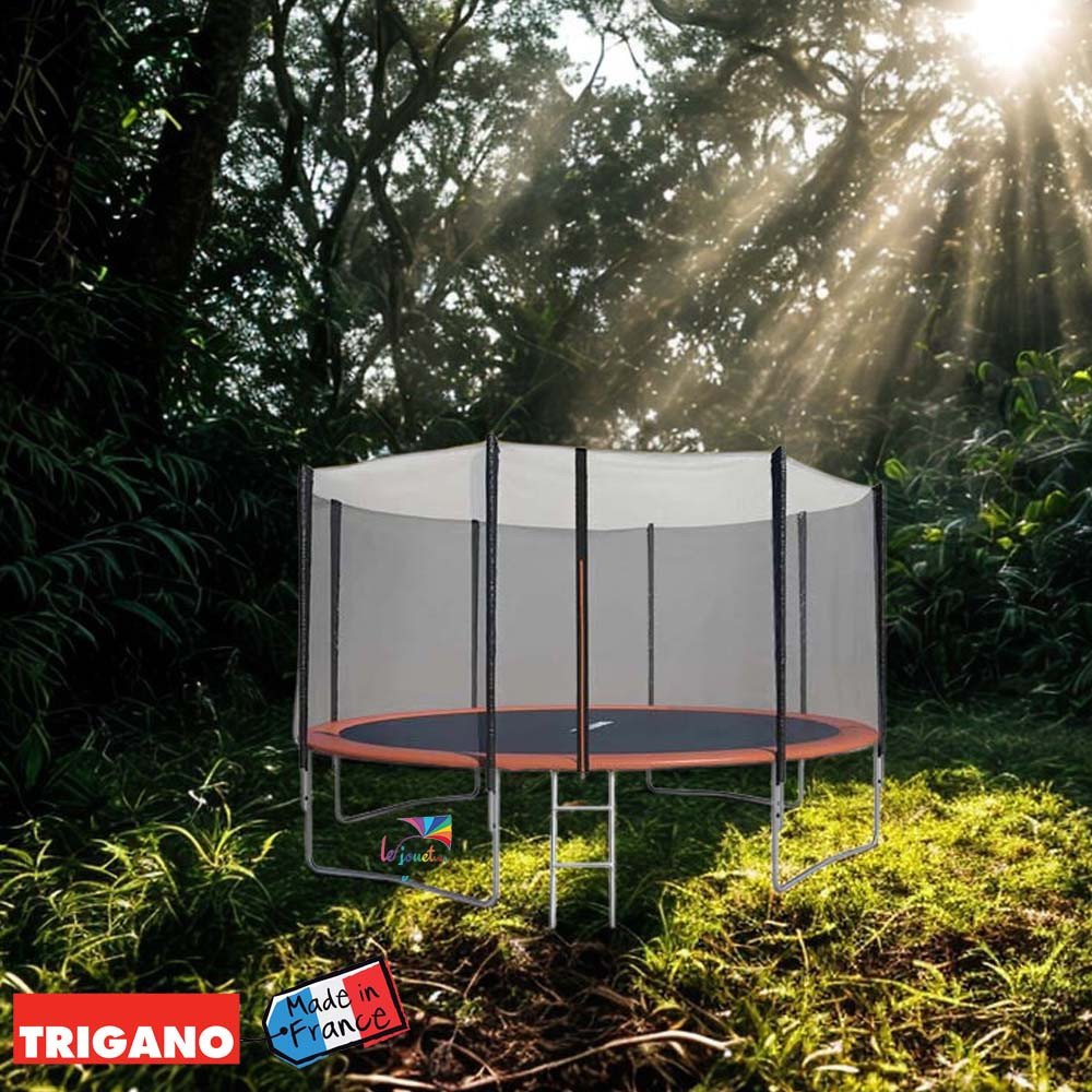 Trampoline Trigano 3,66 m avec Filet et Échelle