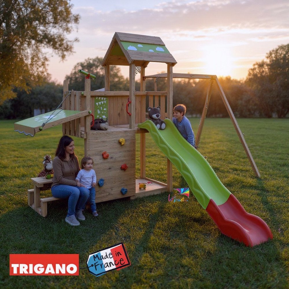 Aire de jeux bois 2,20 m SNACK XPRESSION – Trigano