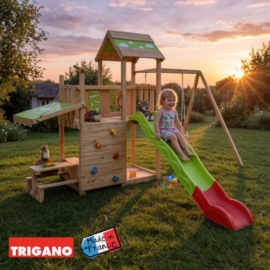 Aire de jeux bois 2,20 m SNACK XPRESSION – Trigano