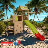 Aire de Jeux Bois avec Cuisine SNACK XPRESSION | Trigano