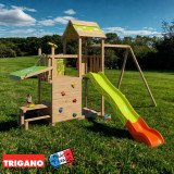 Aire de Jeux Bois avec Cuisine SNACK XPRESSION | Trigano