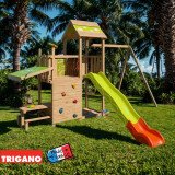 Aire de Jeux Bois avec Cuisine SNACK XPRESSION | Trigano
