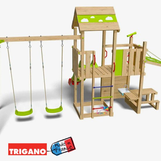 Aire de jeux bois 2,20 m SNACK XPRESSION – Trigano