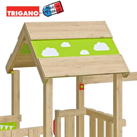 Aire de Jeux Bois avec Cuisine SNACK XPRESSION | Trigano