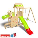 Aire de Jeux Bois avec Cuisine SNACK XPRESSION | Trigano