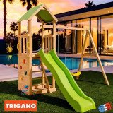 Aire de Jeux Bois 7 Enfants SMART XPERIENCE | Trigano