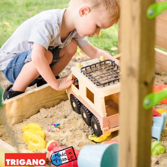 Aire de Jeux Bois 7 Enfants SMART XPERIENCE | Trigano