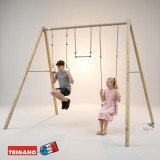 Balançoire Bois Métal Adulte SKYLER 3 m | Trigano
