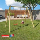 Portique Bois Métal avec Siège Bébé DOUBLO | Trigano
