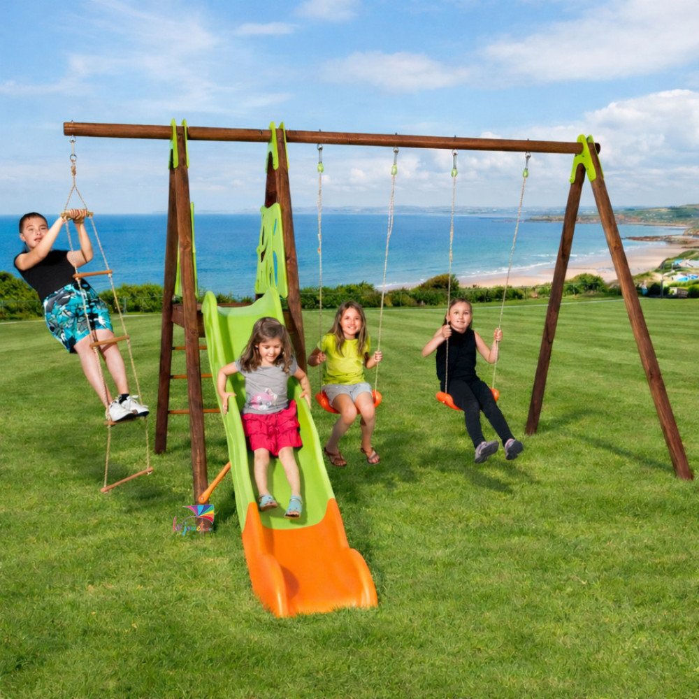 Station de Jeux Bois Métal XALTO 2,30 m | Trigano