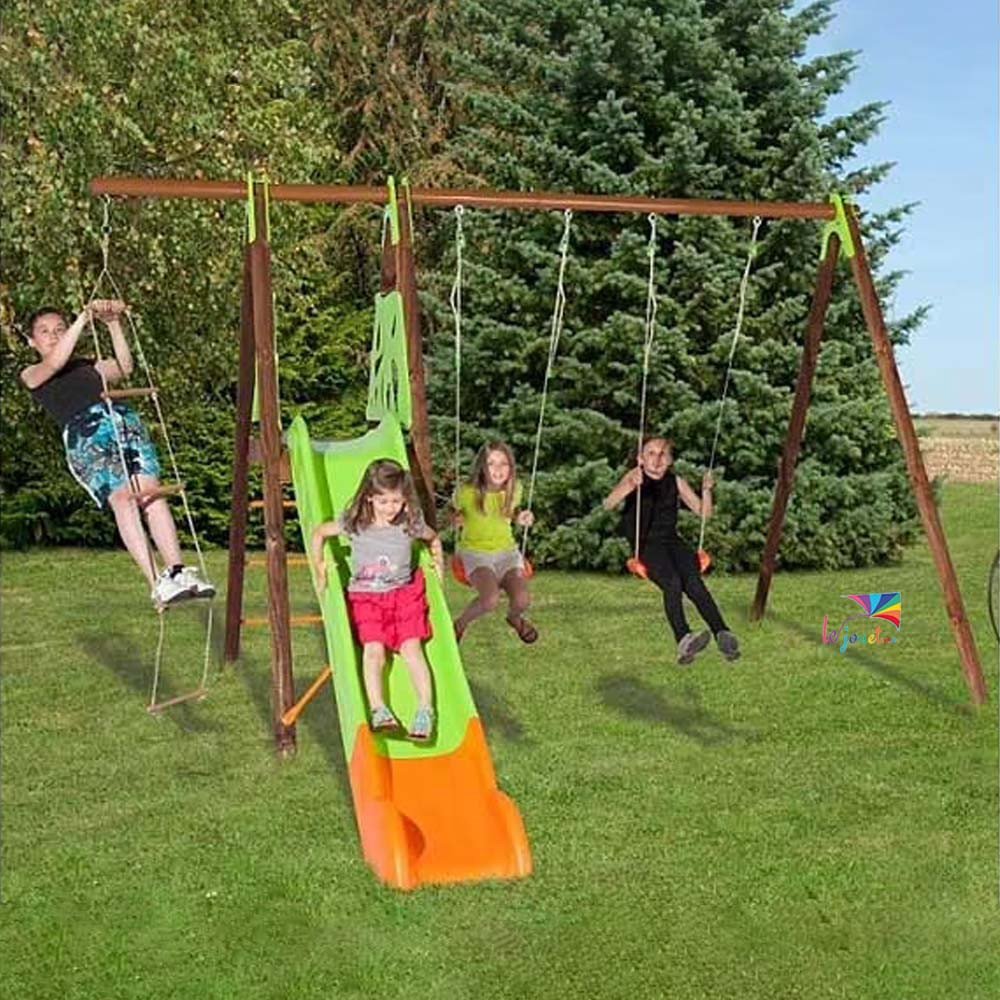 Station de Jeux Bois Métal XALTO 2,30 m | Trigano