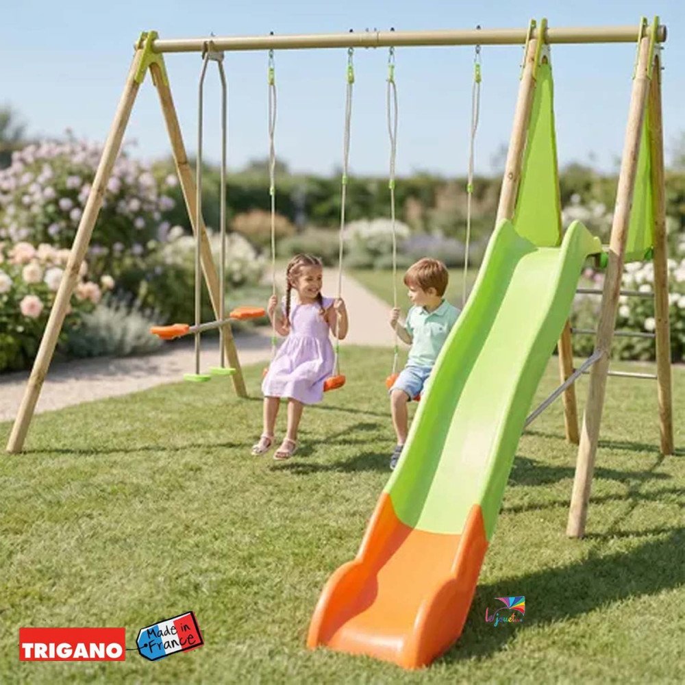 Portique Bois Métal Multi-Activités OPTIMA | Trigano