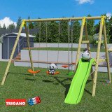 Portique Bois 6 Enfants TOPWOOD TUTTI 2,30 m | Trigano