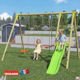 Portique Bois 6 Enfants TOPWOOD TUTTI 2,30 m | Trigano