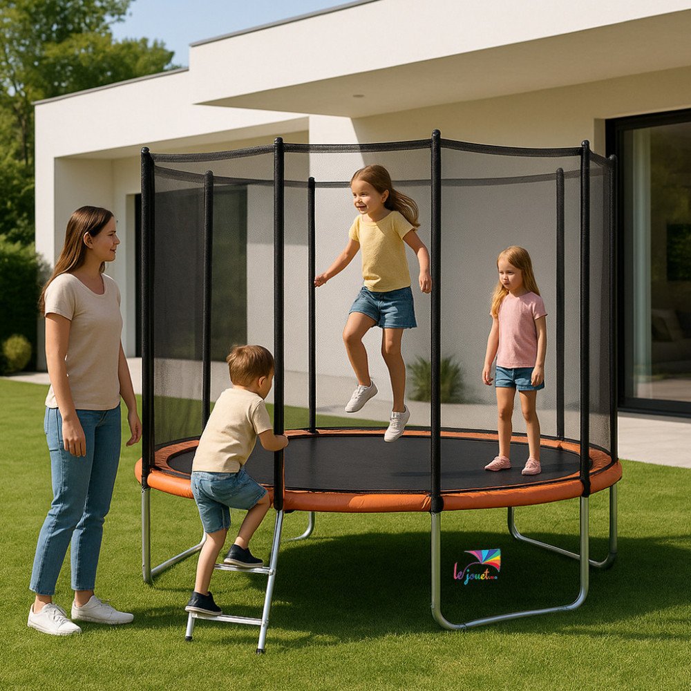 Trampoline Trigano 2.44 m de diamètre Échelle et filet