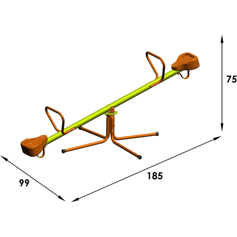 Trébuchet Bascule Rotatif Métal COUCOU | Trigano