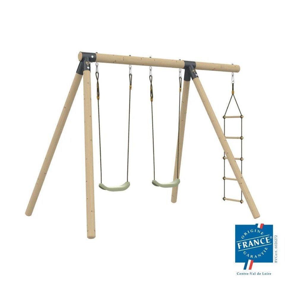 Portique Bois 2 Balançoires AMANDIER | TP Toys