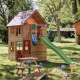 Maisonnette Enfant Bois avec Toboggan LOFT | TP Toys
