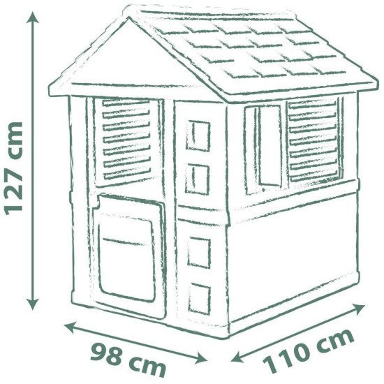 La Jolie Maison – Smoby Cabane de Jardin pour Enfant
