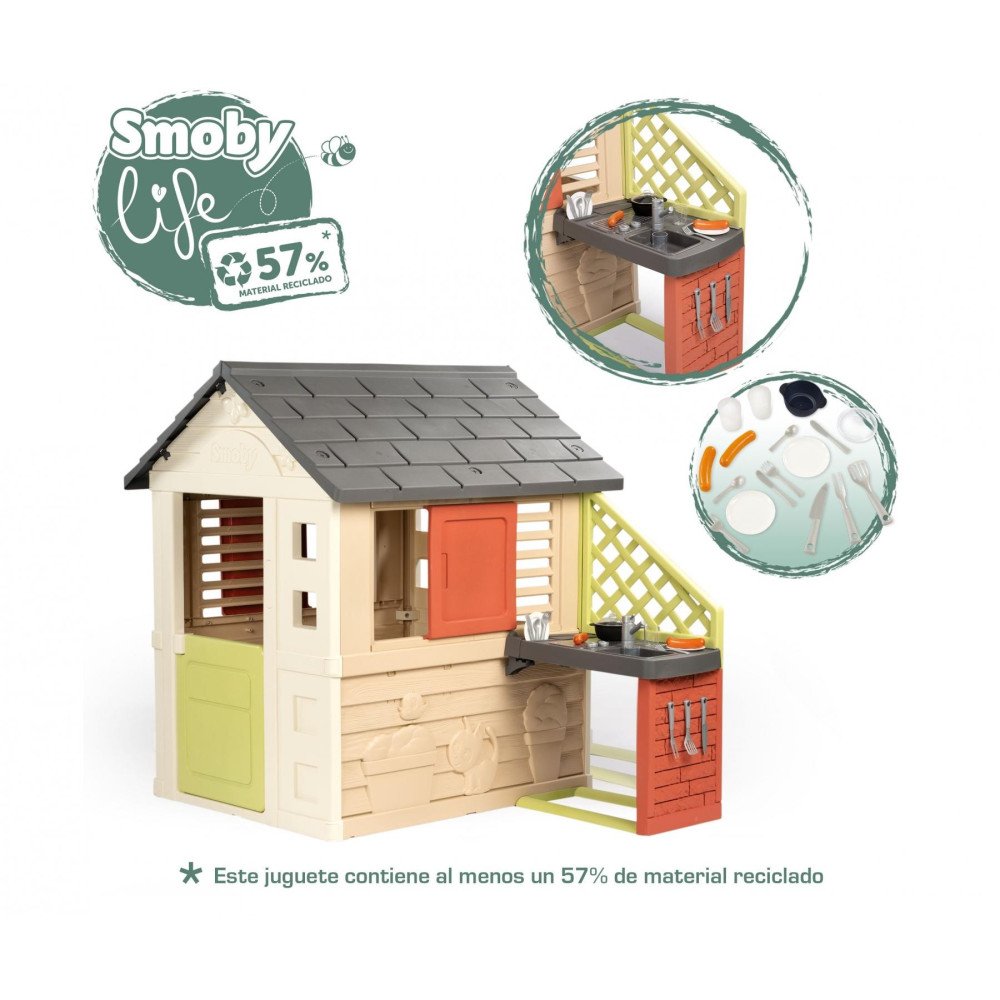 Smoby Life Maison Nature avec cuisiné d’été