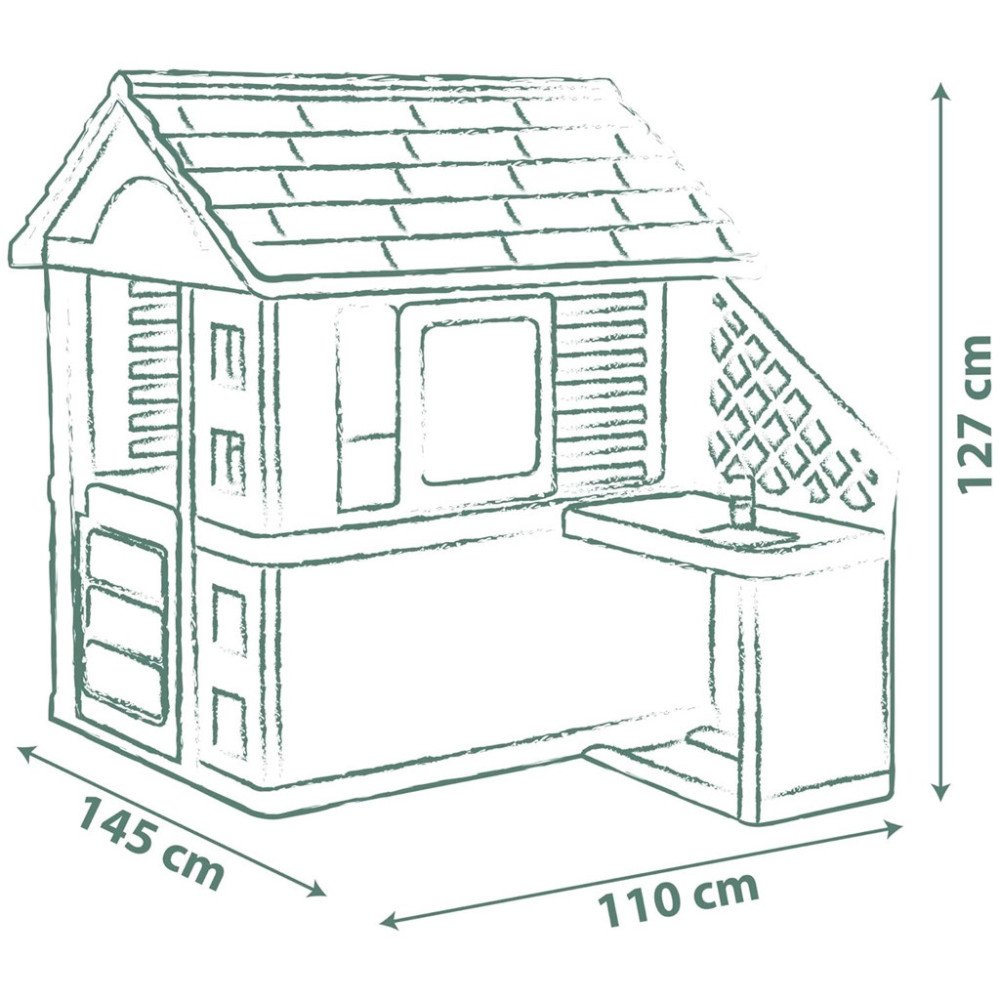 Smoby Life Maison Nature + Cuisine – Cabane Enfant | LEJOUET.MA