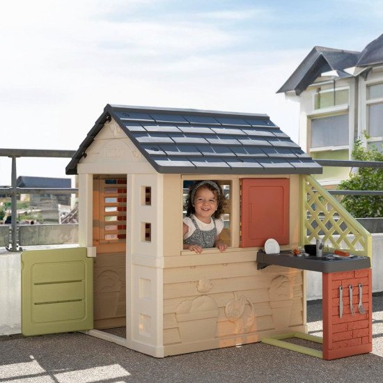 Smoby Life Maison Nature + Cuisine – Cabane Enfant | LEJOUET.MA