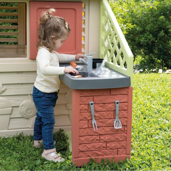 Smoby Life Maison Nature + Cuisine – Cabane Enfant | LEJOUET.MA