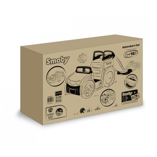 Smoby Life Adventure Car – Voiture Toboggan & Bac à Sable | LEJOUET.MA
