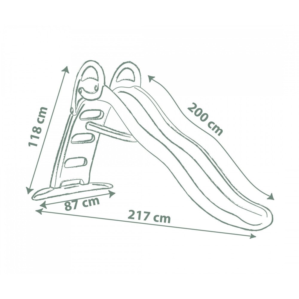 Smoby Life Toboggan Funny 2 m – Toboggan Vague | LEJOUET.MA