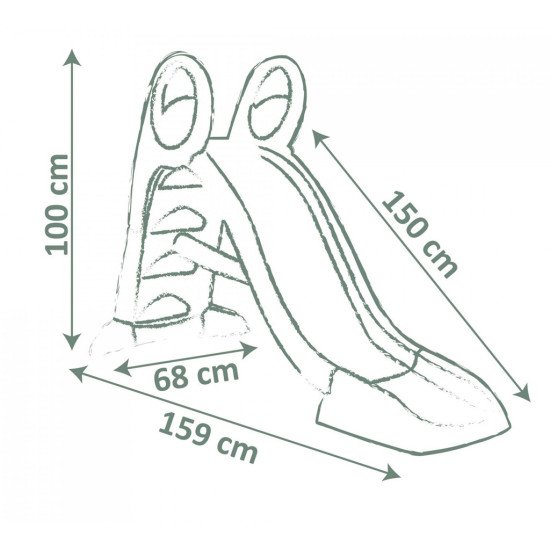Smoby Life Toboggan GM 1,50 m dès 2 Ans | LEJOUET.MA